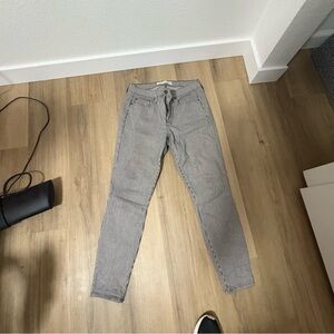 GAP Black and White Striped Pants